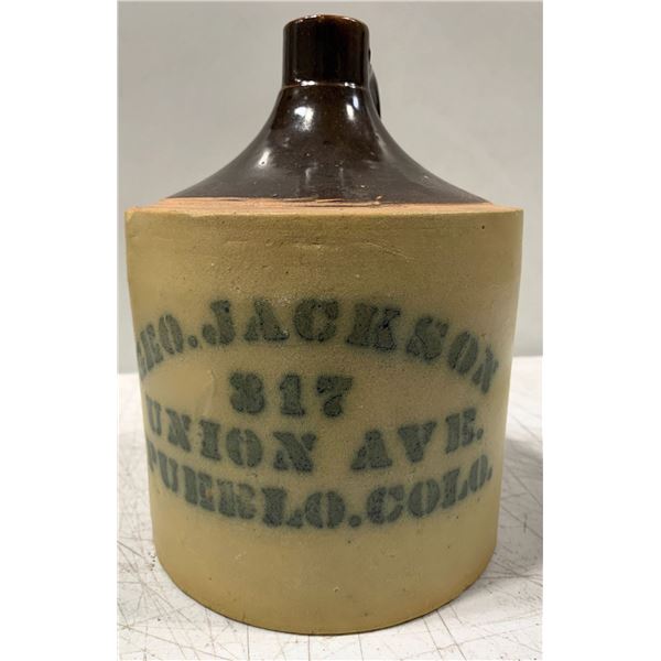 Geo. Jackson Whiskey Jug, Pueblo [154939]