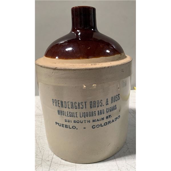 Prendergast Bros. & Russ Whiskey Jug, Pueblo [154936]
