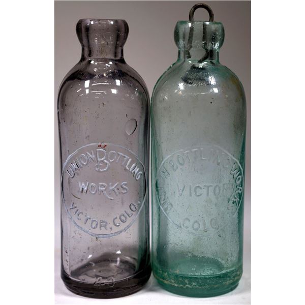 Union Bottling Works Soda Bottles, 2 [155928]