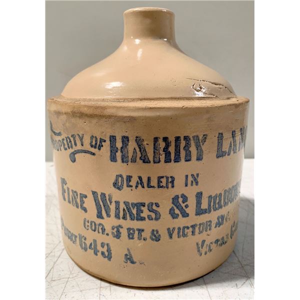 Harry Lang Whiskey Jug, Victor [154914]