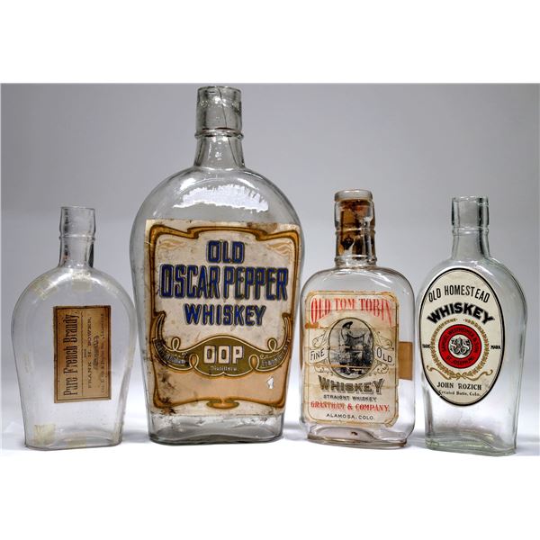 Central Colorado Paper Label Flasks incl. Leadville [153793]