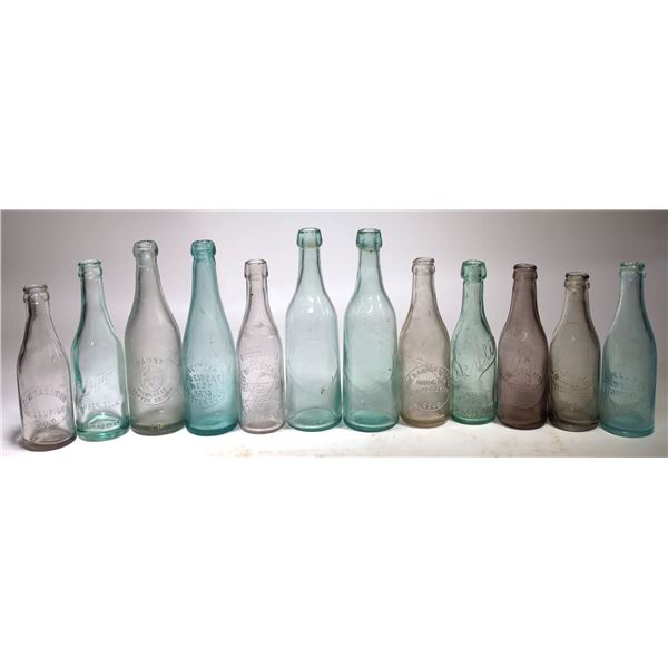 Colorado Embossed Soda Bottles, 12 [155095]