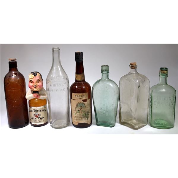 Wine, Beer and Liquor Bottles, 7 [155016]