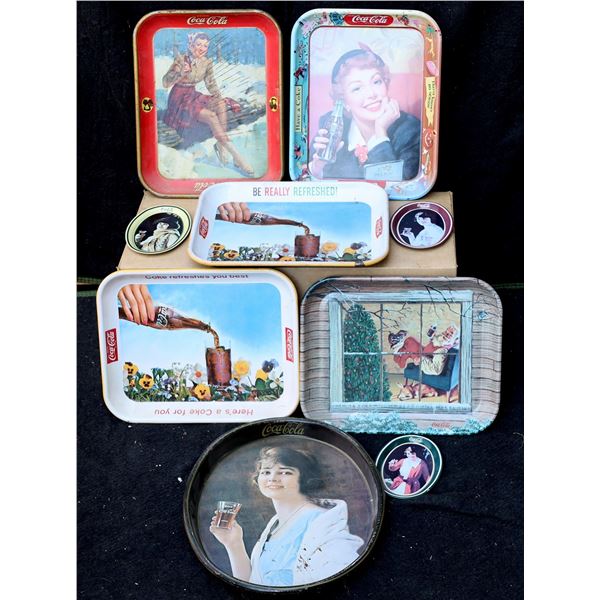 Coca Cola Metal Trays, 9 [155229]