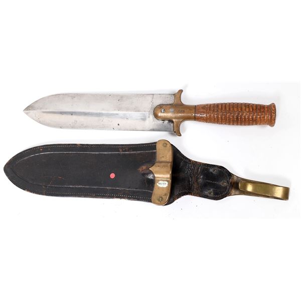 1880's Springfield Armory Hunting Knife with Frog and Sheath [152624]