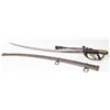 Image 1 : Civil War/Indian War era Cavalry Saber with Scabbard model 1860 [152603]