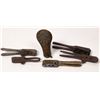 Image 1 : Civil War Era Bullet Molds (5) and Powder Flask [152589]