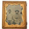 Image 1 : Civil War Confederate Father & Son Tintype Photograph [152594]