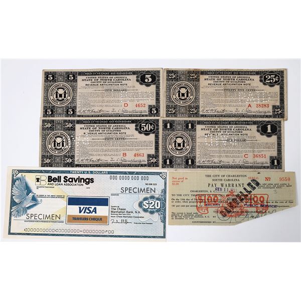 Carolinas Paper Scrip, 6 [154671]