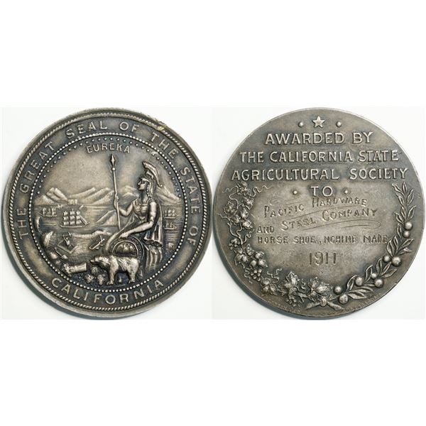 California State Agricultural Society Silver Award Medal [152973]