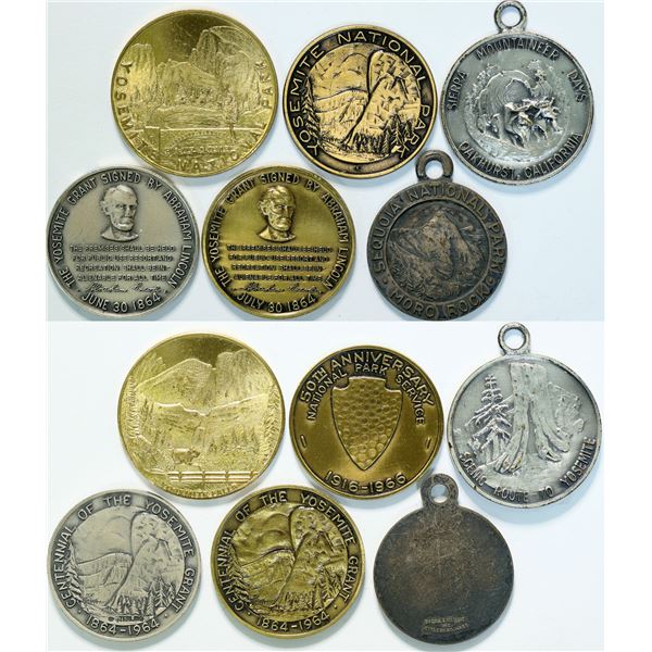 Yosemite & Sequoia National Park Medals [152976]