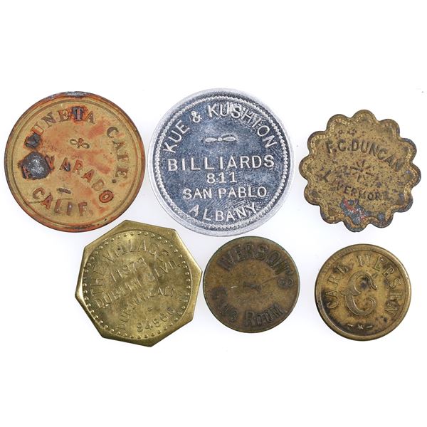 Alameda County, CA Tokens, 6 [152890]