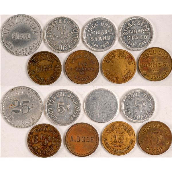 San Jose Cigar Store Tokens [153170]