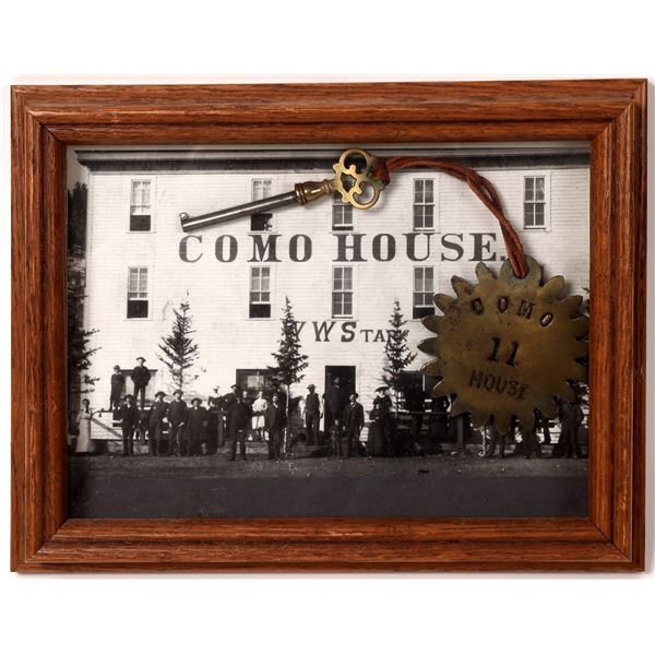 Como House, Framed Hotel Key Tag [152899]