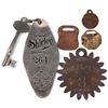 Image 1 : Denver Hotel Key Tags, 5 [154566]
