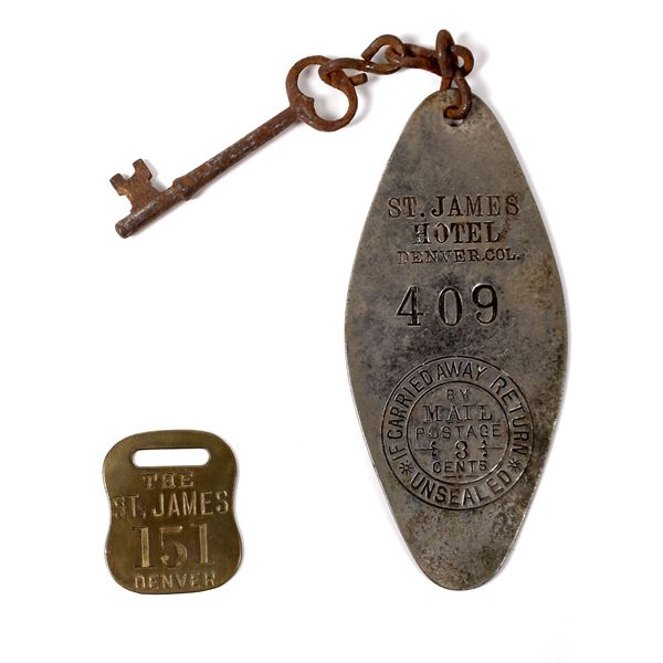 Denver, St. James Hotel Key Tags, 2 [154569]