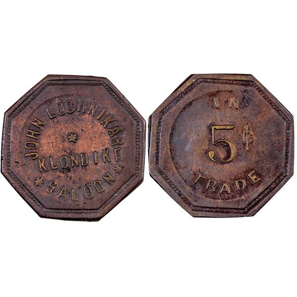 John Lochnikar Klondike Saloon Token, Leadville [152969]