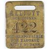 Image 1 : Elliot Hotel Baggage Tag [152907]