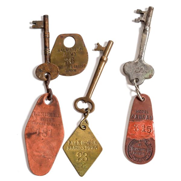 Misc. Hotel Key Tags (4) [154473]