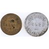 Image 1 : Two Different San Juan, Cal. Tokens, One Saloon [152993]