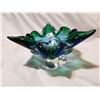 Image 2 : Blue/Green Chalet blown glass, 8" wide