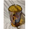 Image 3 : Indiana glass carnival glass jug, 10" high
