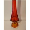 Image 5 : Vintage orange/reddish vase 26" tall