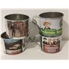 Image 2 : 4 different Bonanza tin cups + 2 pack DVDs