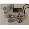 Image 3 : Vintage toy baby and carriage Made in Japan 5" X 2" X 3"