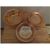 Image 1 : PEACH LUSTER SALAD BOWL & 2 SALAD BOWLS