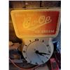 Image 1 : CO-OP Ice cream clock - Tested, working & lights