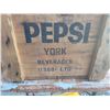 Image 2 : Pepsi-Cola 24 bottle pop crate - York Beverages 1968