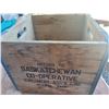 Image 3 : Sask Co-Operative creamery wooden crate - Nipawin, SK