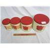 Image 2 : 4 Piece Vintage Cannister Set