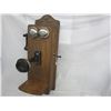Image 2 : Antique Northern Electric Oak Long Box Telephone