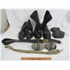 Image 1 : Collection of Canadian Army Clothing Puttees , Boots ,Shoes ect.