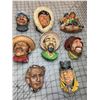 Image 1 : LOT OF VINTAGE BOSSON CHALKWARE HEADS