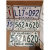 Image 2 : Ontario, Quebec matching & Yukon license plates