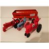 Image 1 : 3 Plastic tractors 1 wagon