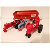 Image 2 : 3 Plastic tractors 1 wagon