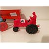 Image 3 : 3 Plastic tractors 1 wagon