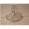 Image 1 : Crystal glass basket 8" X 5", 8" high