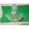 Image 4 : Crystal glass basket 8" X 5", 8" high
