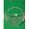 Image 1 : Crystal glass basket 8" X 6", 8" high