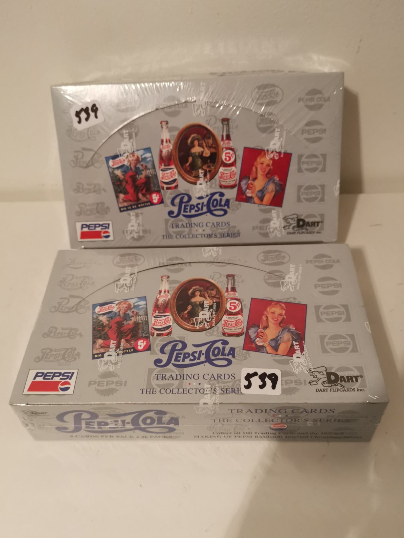 2 Sealed PepsiCola trading cards Schmalz Auctions