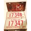 Image 2 : 1941 License plate, 1971 2D trailer plate