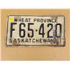 Image 1 : 1951 Single Saskatchewan license plate