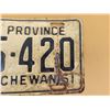 Image 3 : 1951 Single Saskatchewan license plate