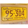 Image 3 : 1967 Pair of Saskatchewan centennial plates & '67 single