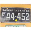 Image 2 : 1960 SK license plate plus Sask trailer plate